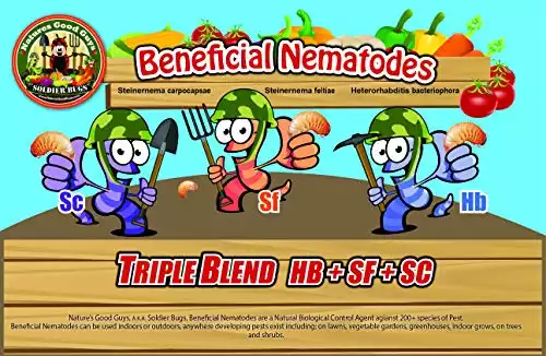 NaturesGoodGuys - Nematodos beneficiosos de mezcla triple HB+SC+SF